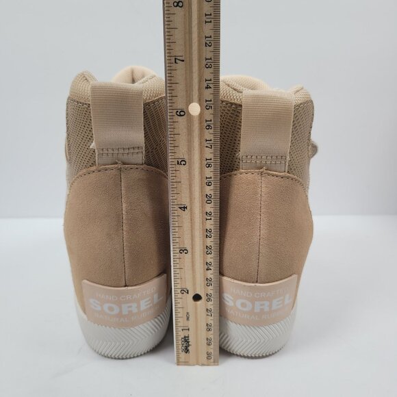 Sorel Out N About Sport Wedge Women's Nova Sand Canoe Boots US Size 9 NWT - Picture 8 of 9
